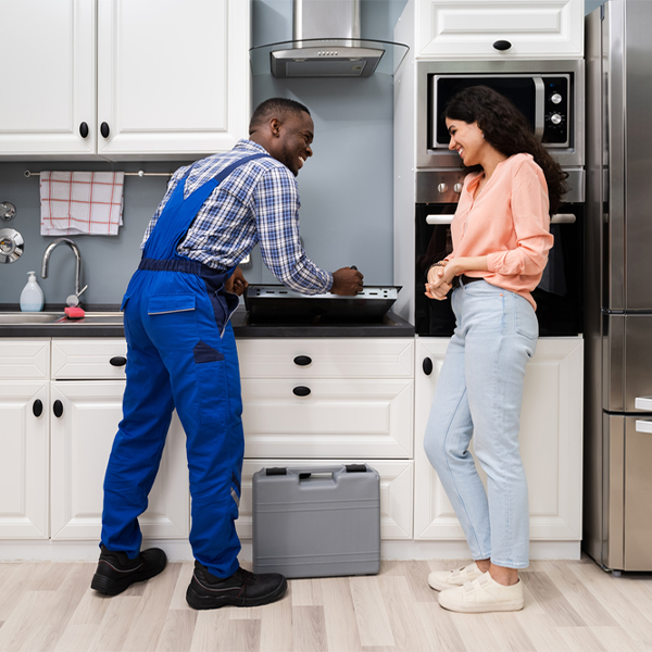 can you provide an estimate for cooktop repair before beginning any work in Brookfield Center Ohio